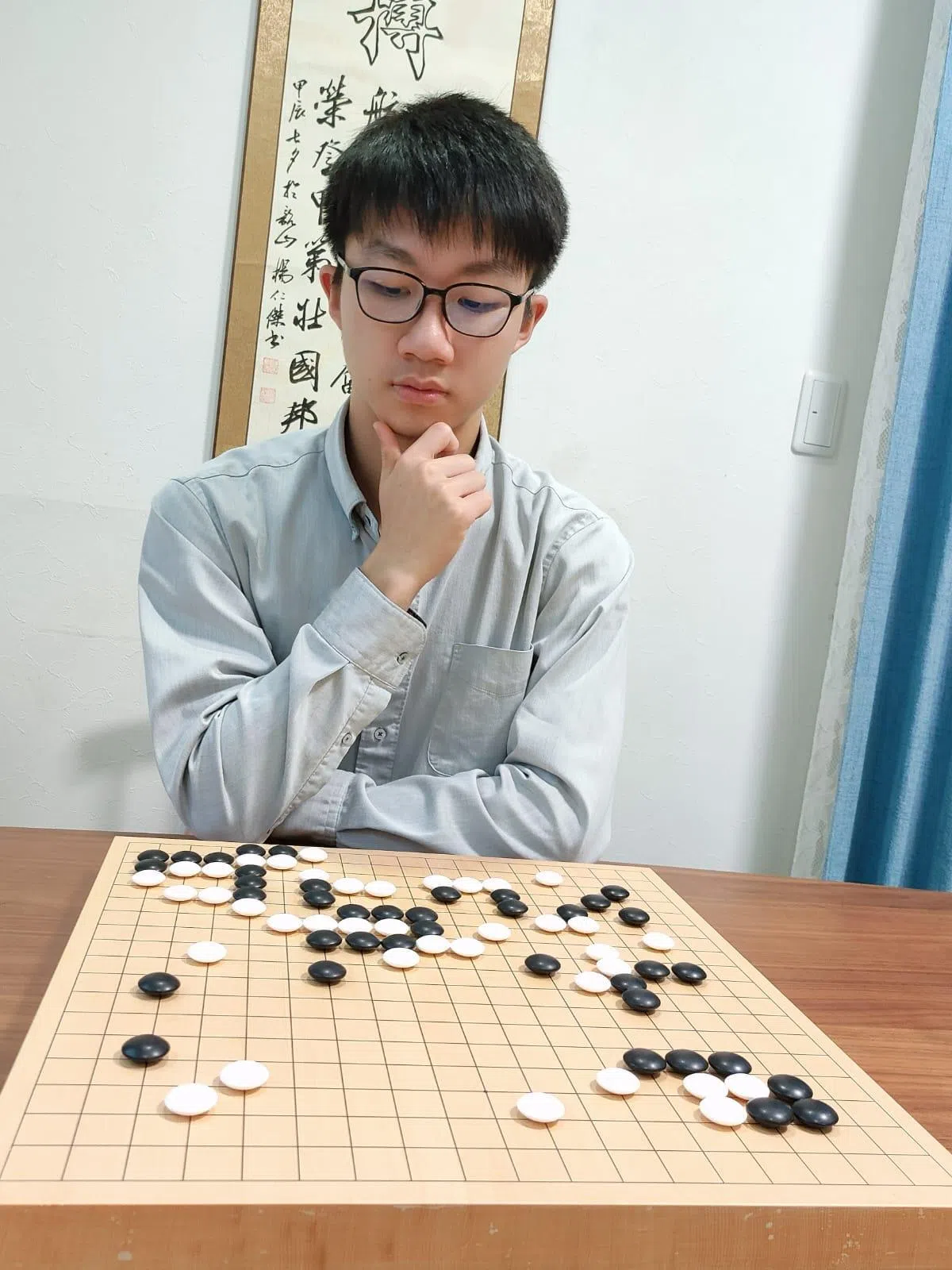 陈奕航从9岁起就有成为职业棋手的梦想，并在两年前前往日本追梦。（受访者提供）