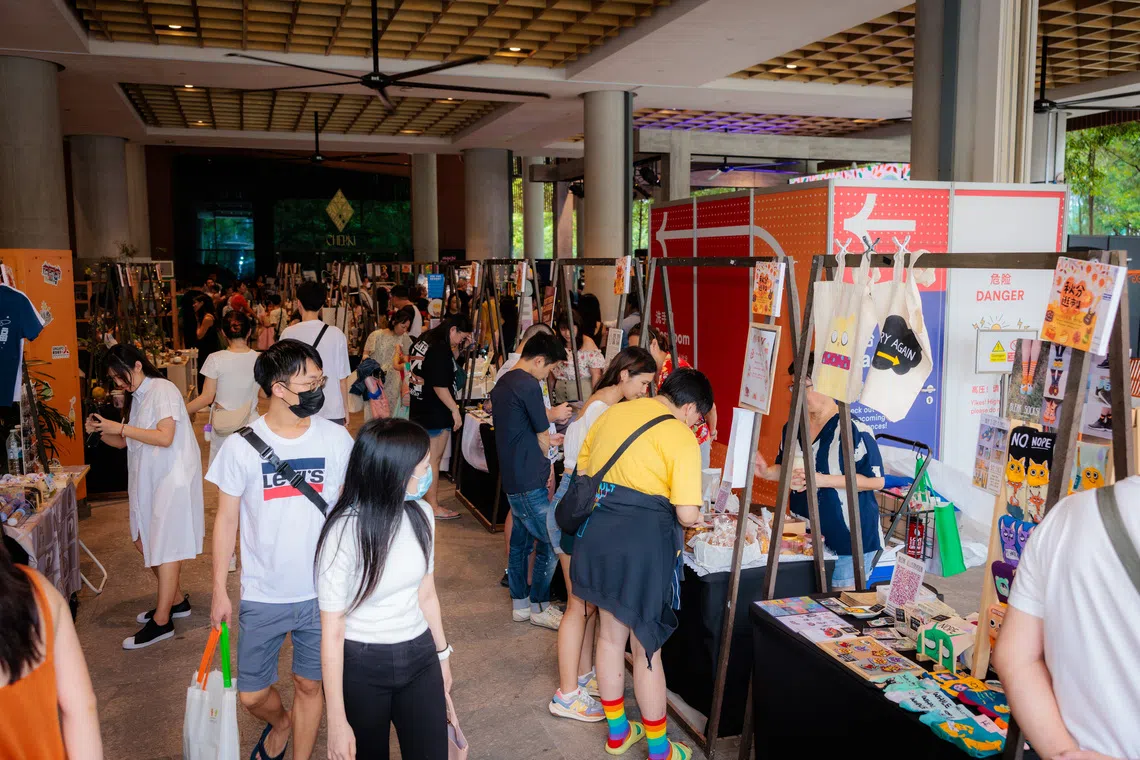 由Adamsapple精心策划的中秋文创市集，很适合淘宝。（主办方提供）