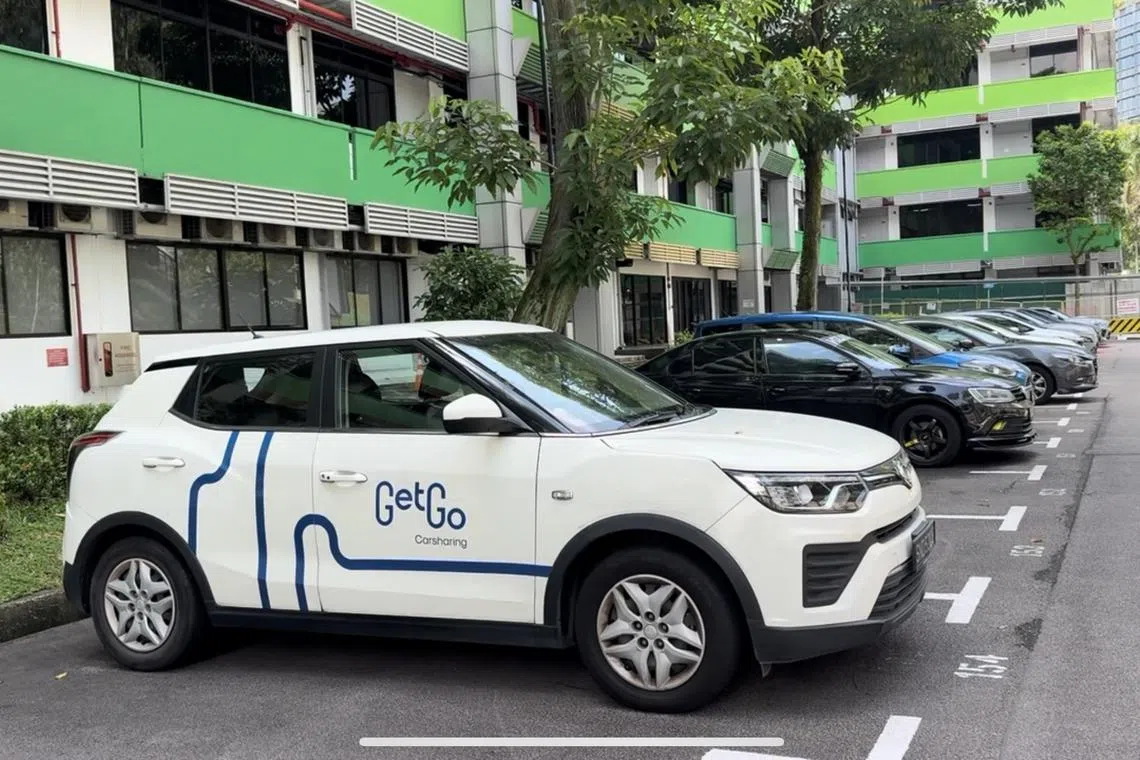 共享汽车服务GetGo进军中长期租车市场，为有“拥车”需求的人提供更多选择。（萧康达摄）