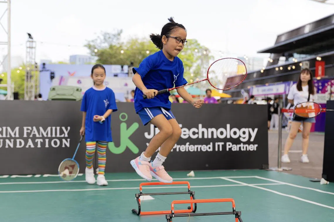 Élever Badminton也举办儿童训练营。（Élever Badminton提供）