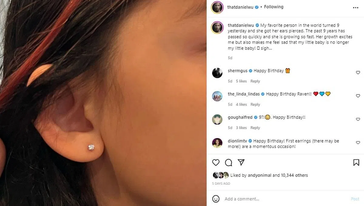 吴彦祖在IG也上载了同一张照片。（取自吴彦祖IG）