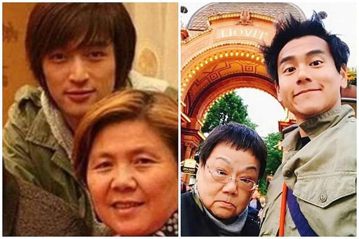 胡歌（左图）与彭于晏的感情事都听听妈妈的话。（互联网）