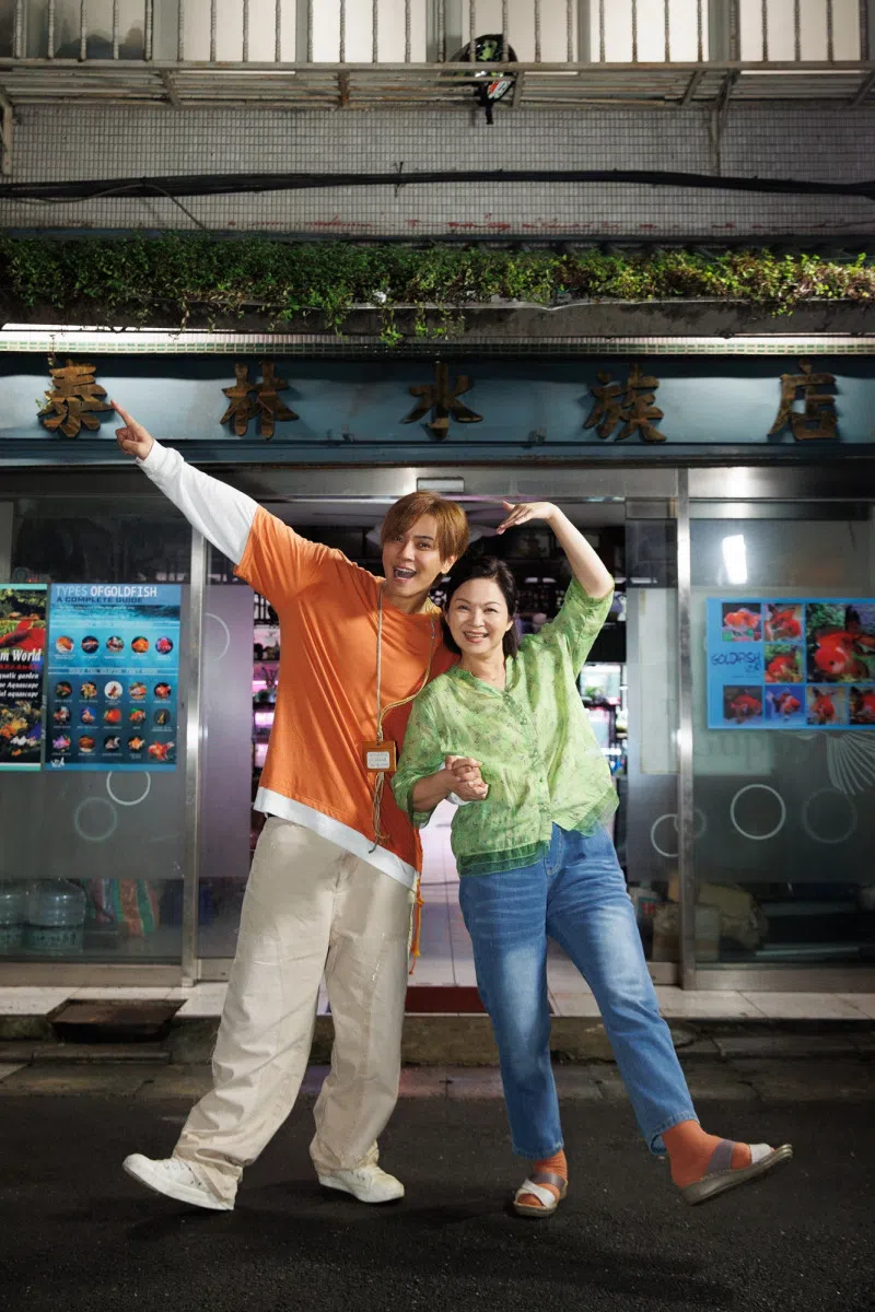 小猪与影后对戏，坦言很紧张。（互联网）