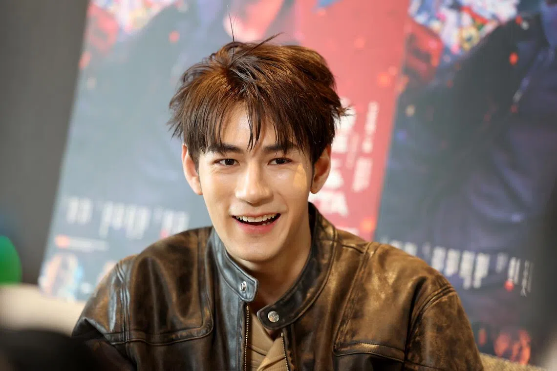 魏浚笙回忆在摄氏零度以下的日本冬天拍摄，禁不住苦笑说冷到头痛。（何家俊摄）