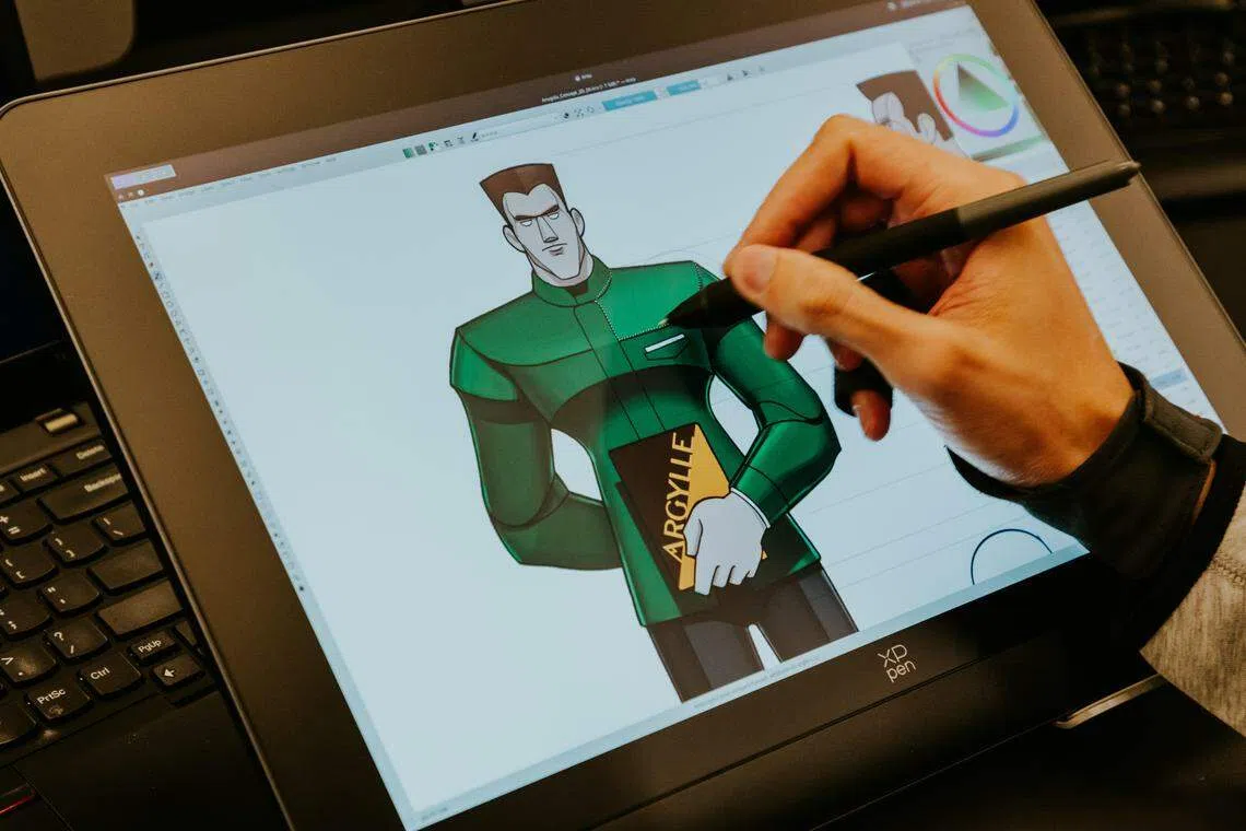 欧杰盛为电影设计公仔的任务必须保密，公司只有四个人知道。（UIP提供）