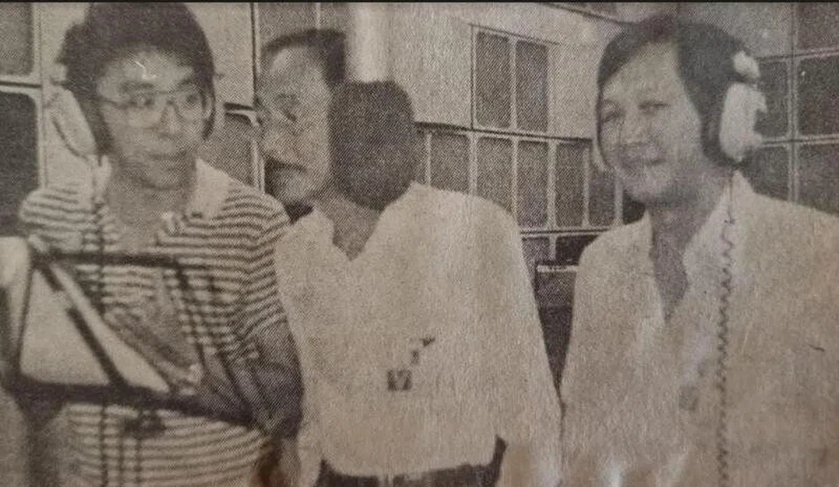 陈澍城曾与王沙、张为一起录音。 （受访者提供）