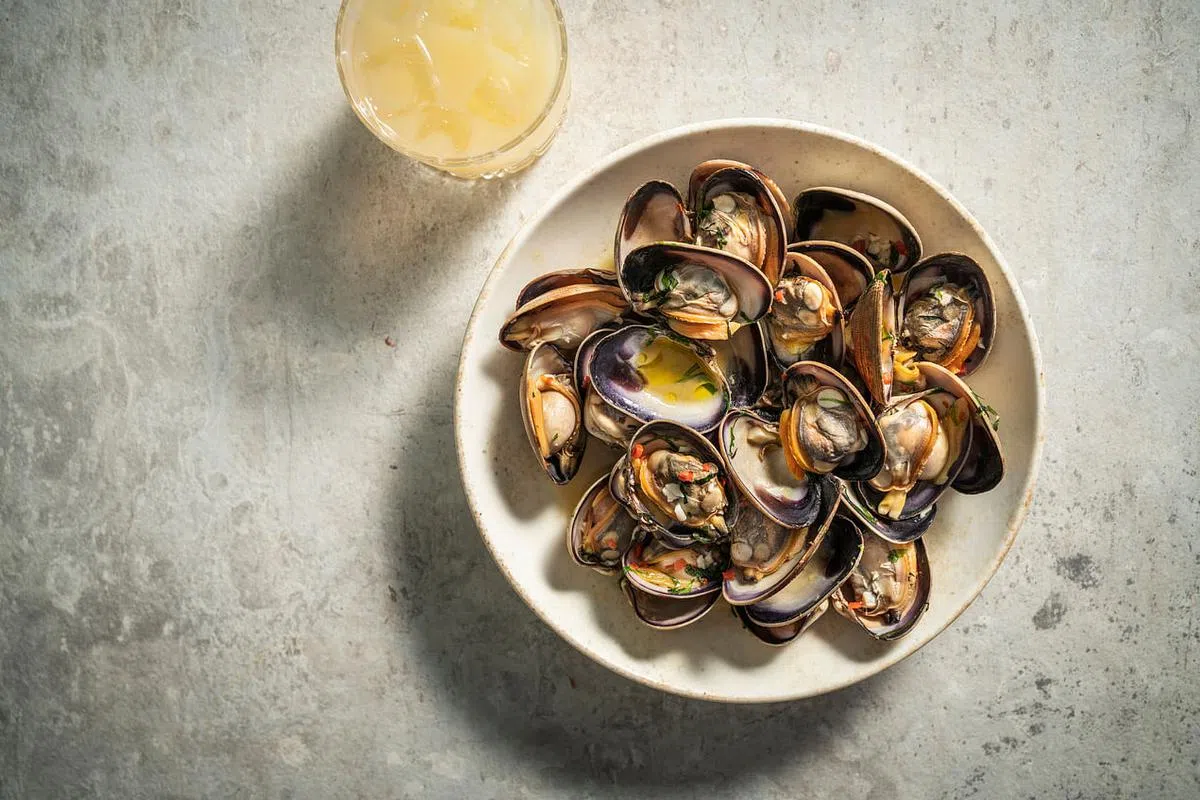 Hortus香浓的蛤蜊料理“Venus Clams”。