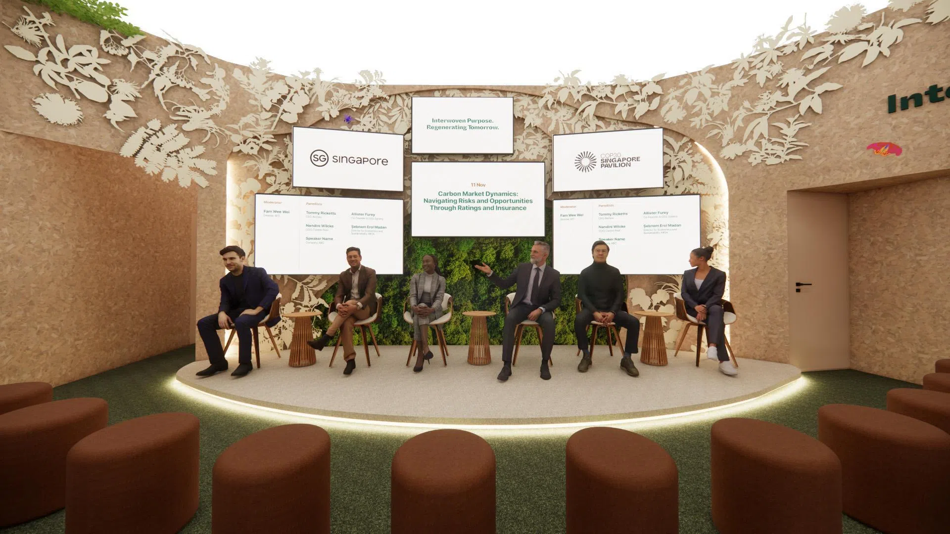 我国今年第四次在COP30设馆，恰逢是SG60，在设计和节目上相信会别出心裁。（COP30新加坡馆提供）