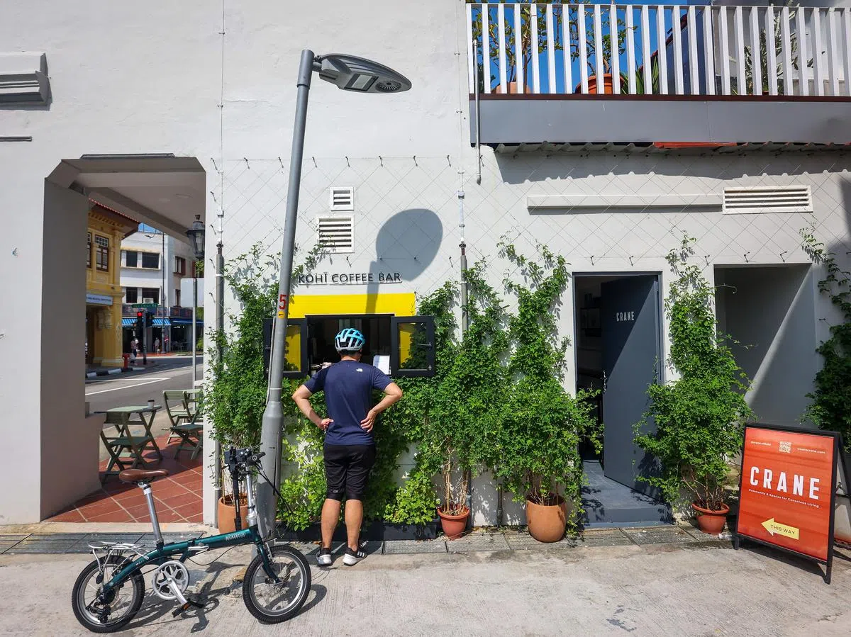 就在这里！你看到迷你咖啡店了吗？（摄影 / 叶振忠）