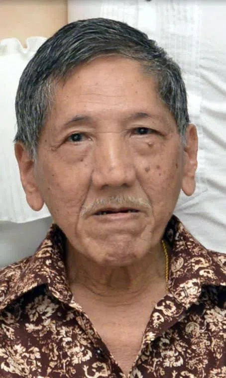 苏荣通受困楼梯间，因高血压性心脏病不治。（档案照片）