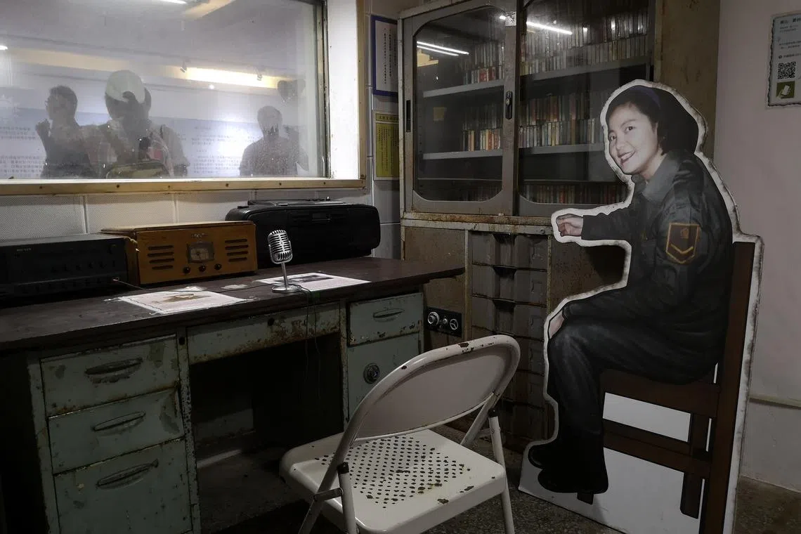 邓丽君曾在马山的播音室广播。（黄匡宁摄）