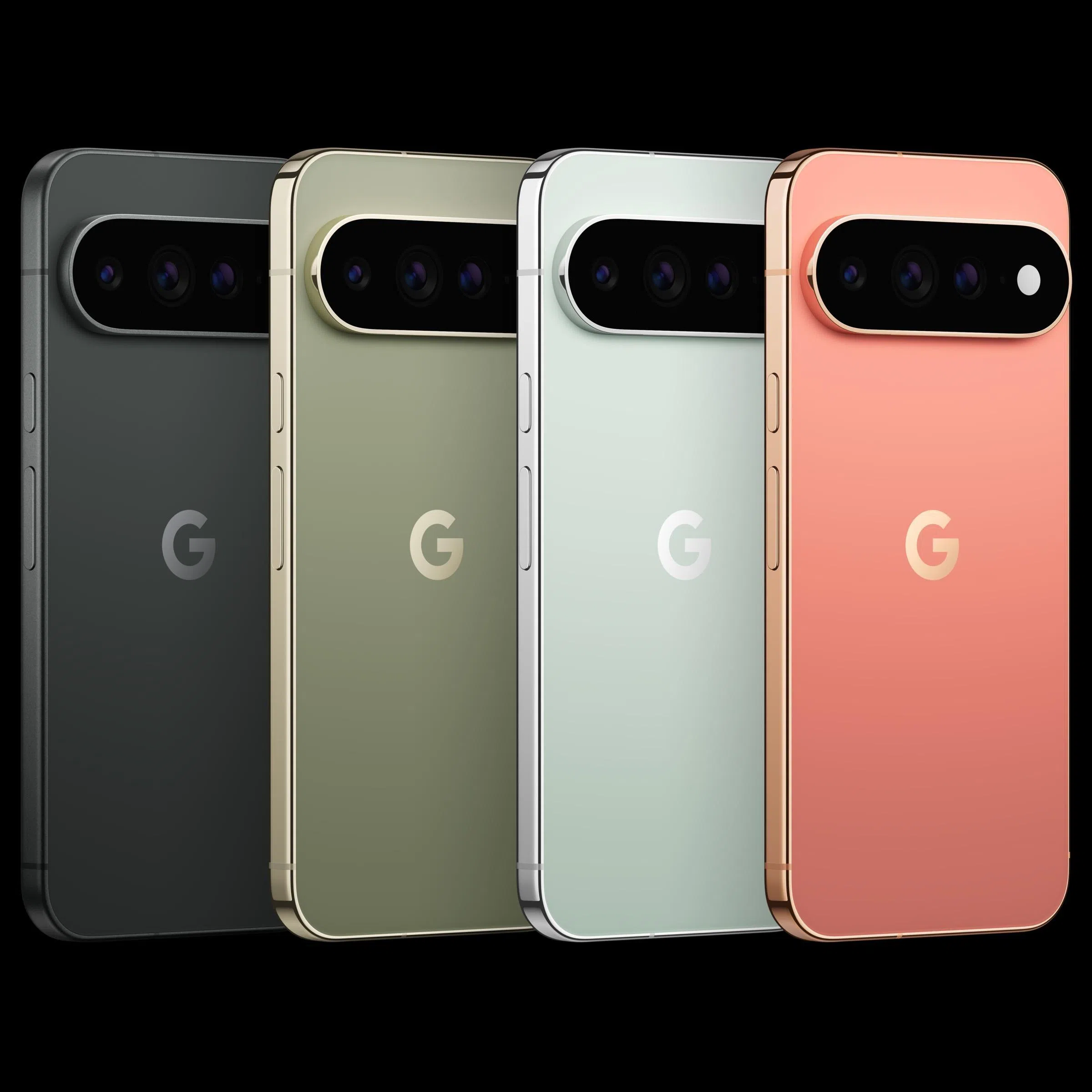 Pixel 11 Pro XL有黑、绿、灰和粉四种颜色。（厂商提供）