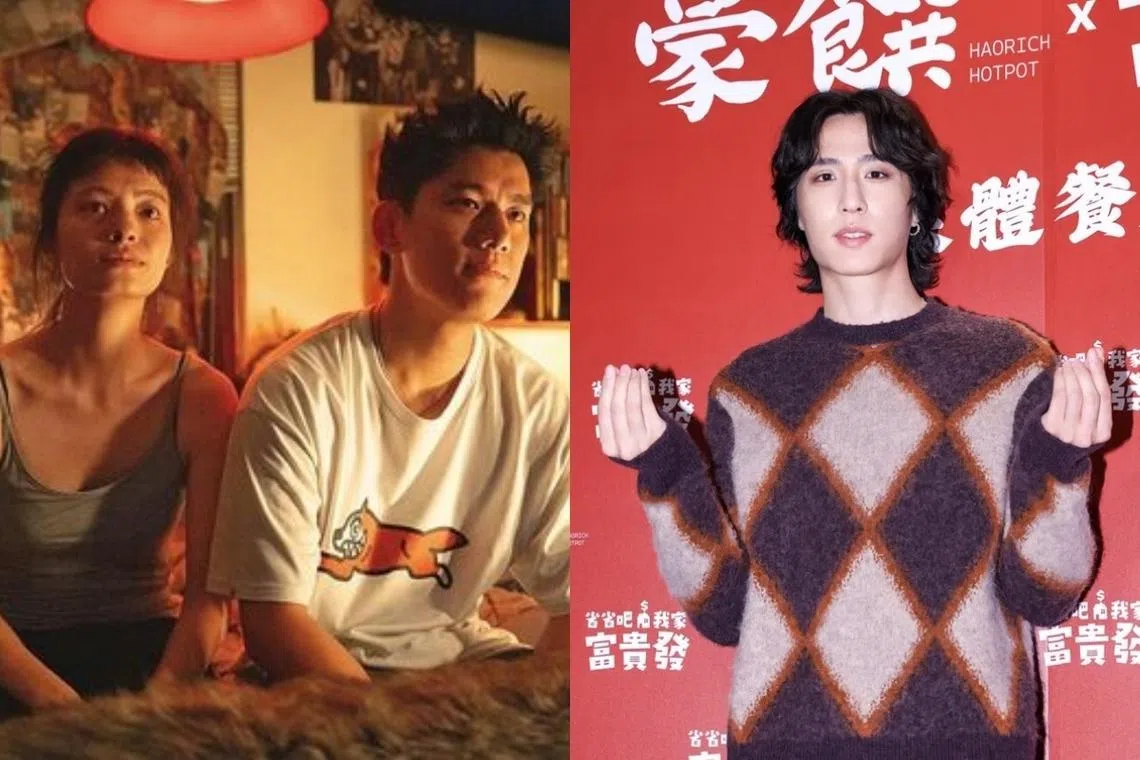 蒲禾菲（左图左）和朱轩洋合作《欠你的那场婚礼》时关系暧昧，导致她与男友余晋（右图）分手。（互联网）