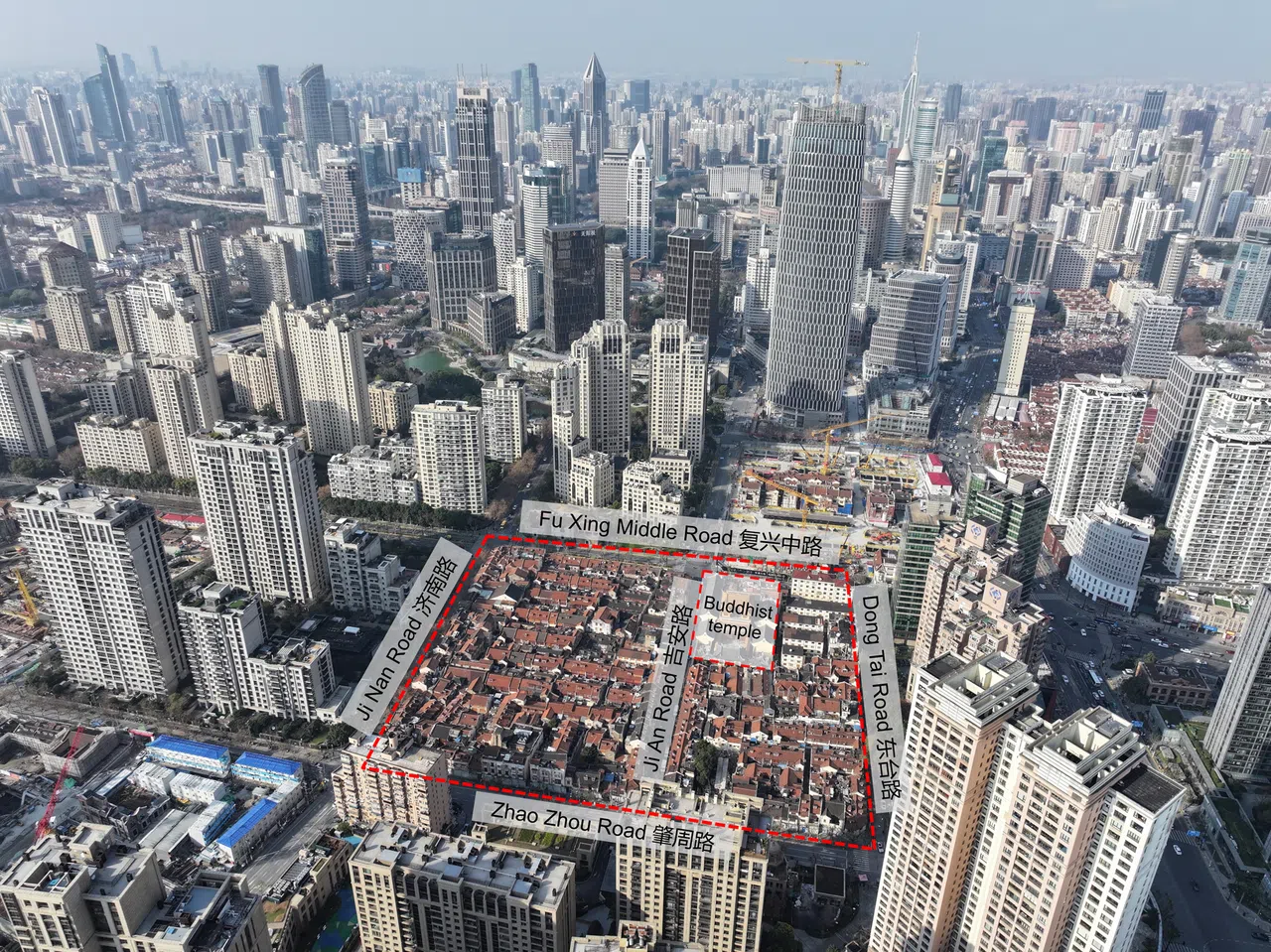 城市发展标得的地块，是上海新天地核心区21年来首个住宅用途的土地出售。集团预计在这地段发展40层的豪华公寓，以及有地住宅。（城市发展提供）