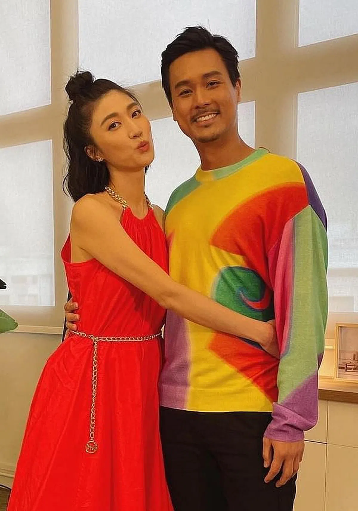 陈邦鋆和太太庞蕾馨现身《权听你说3》。（取自艺人IG）