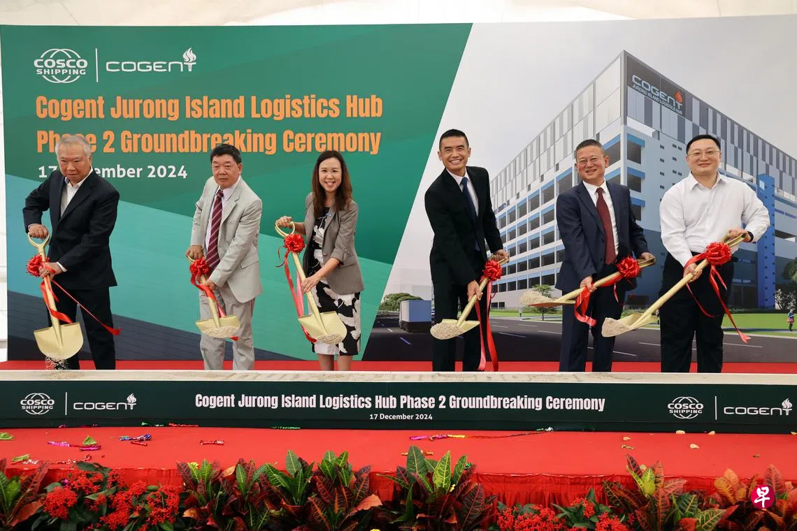 裕廊岛物流中心二期预计2026年底竣工仓储空间可倍增| 联合早报
