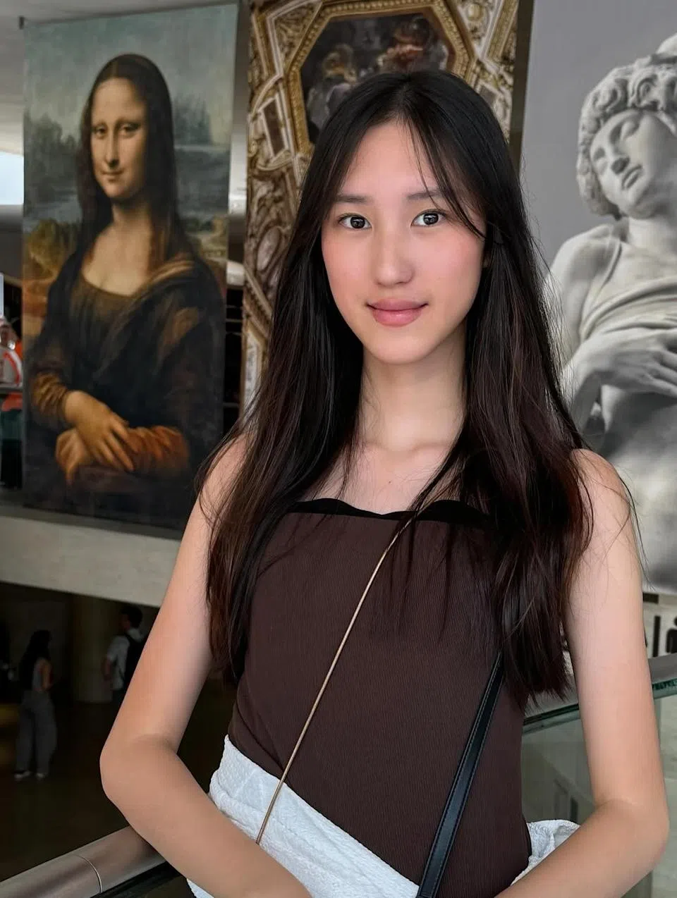 林文龙与郭可盈的爱女林天若身材高挑，面容姣好，很有潜力当星二代。（互联网）