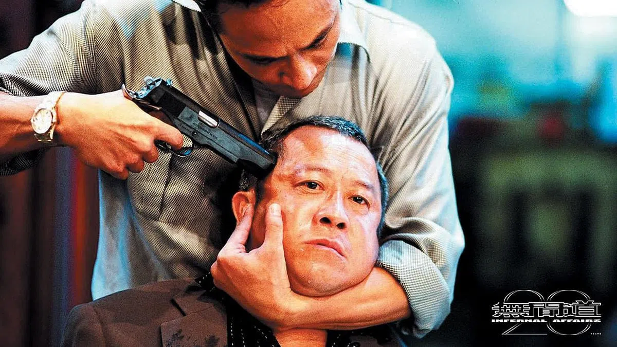 吴镇宇错过了《无间道》但参与了《无间道II》的演出。（嘉华院线）