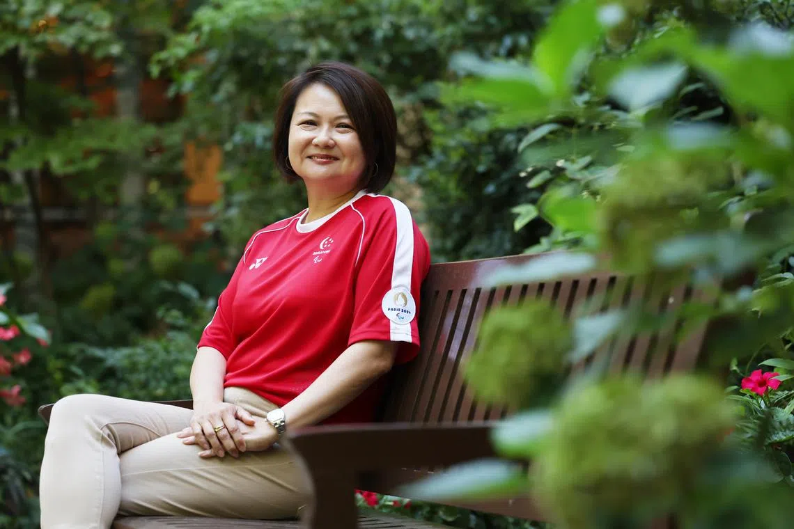 符秀丽在位于巴黎的官邸接受《联合早报》的专访。（谢智扬摄）