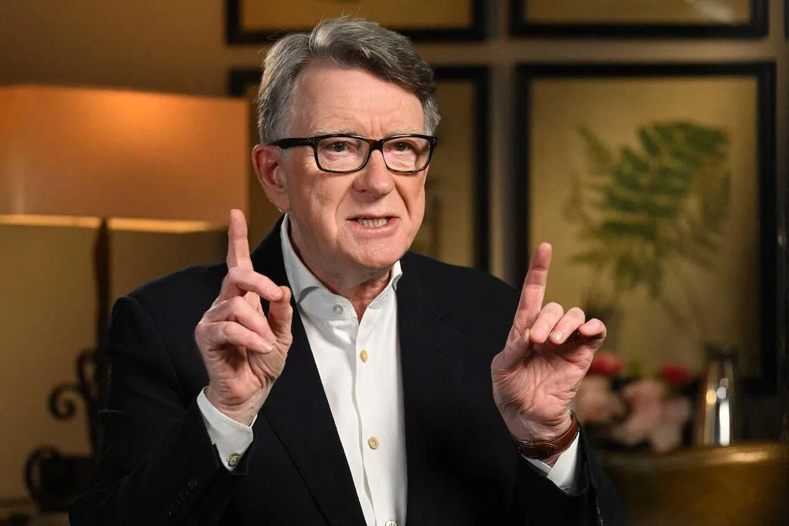 英国前大使疑似曾向爱泼斯坦泄露政府敏感信息