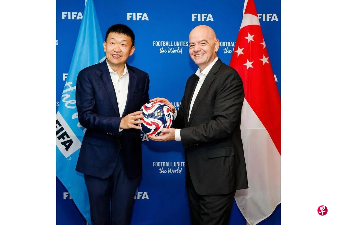 李小冬与国际足联主席见面未来或在我国办FIFA青少年赛| 联合早报