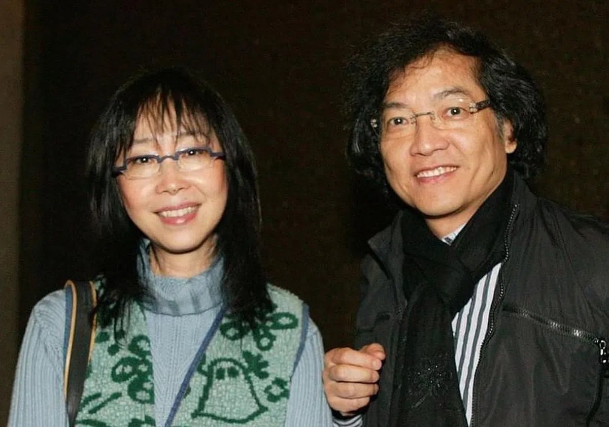 罗启锐（右）和伴侣兼工作搭档张婉婷。（互联网）