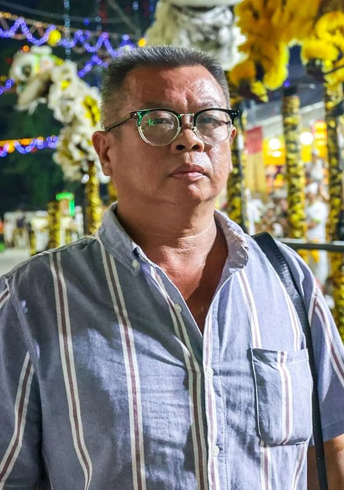 黄镜元认为，要吸引年轻人参加，舞狮活动可从社区做起。（叶振忠摄）