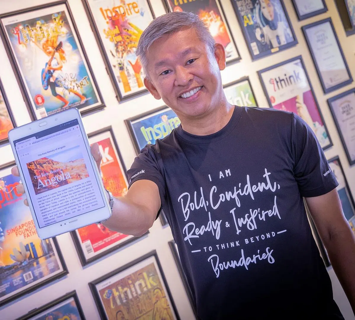 加入新加坡图书数据库之前，ilovereading.sg已经积极开发线上阅读平台“Edutique”，公司创办人刘伟强也为平台规划了接下来四个阶段的发展。（陈来福摄）