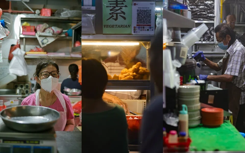 陈罗密欧拍下以小贩中心和菜市场为题材的照片。（取自陈罗密欧IG）