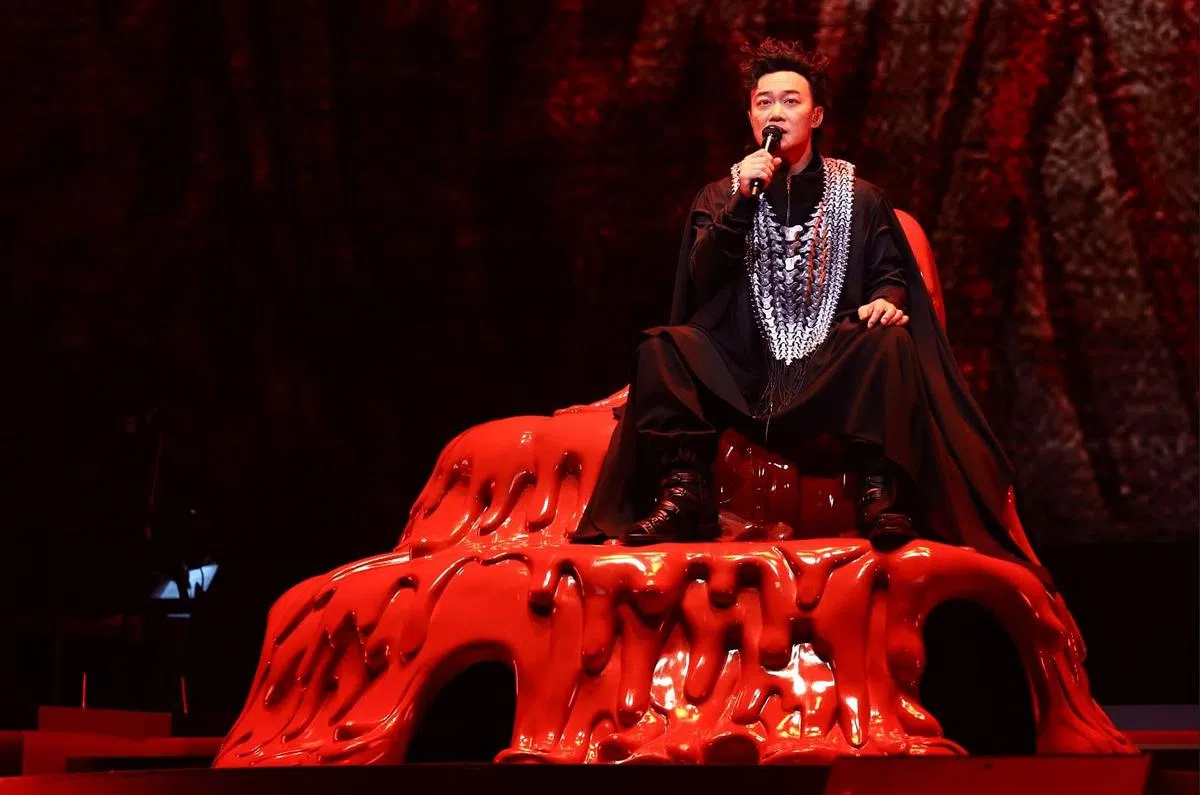 陈奕迅的演唱会歌多话少。（互联网）