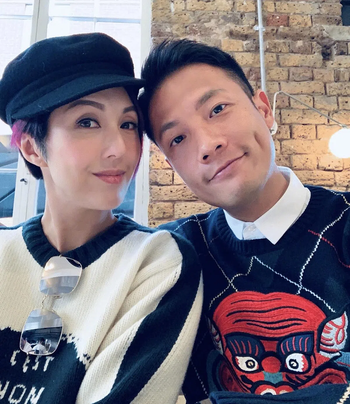 杨千嬅与丁子高结婚时因为“女尊男卑”的差距不被看好。（互联网）