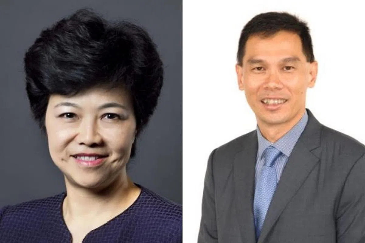 通讯及新闻部常秘杨颖仪（左）也会退休，由国防部常秘（国防发展）梁颖强接替她的职务。（公共服务署）