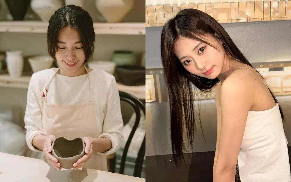 “台湾女生最想拥有的脸蛋”票选的冠军是周子瑜（右图），季军是田馥甄（左图）。（取自田馥甄、周子瑜IG）