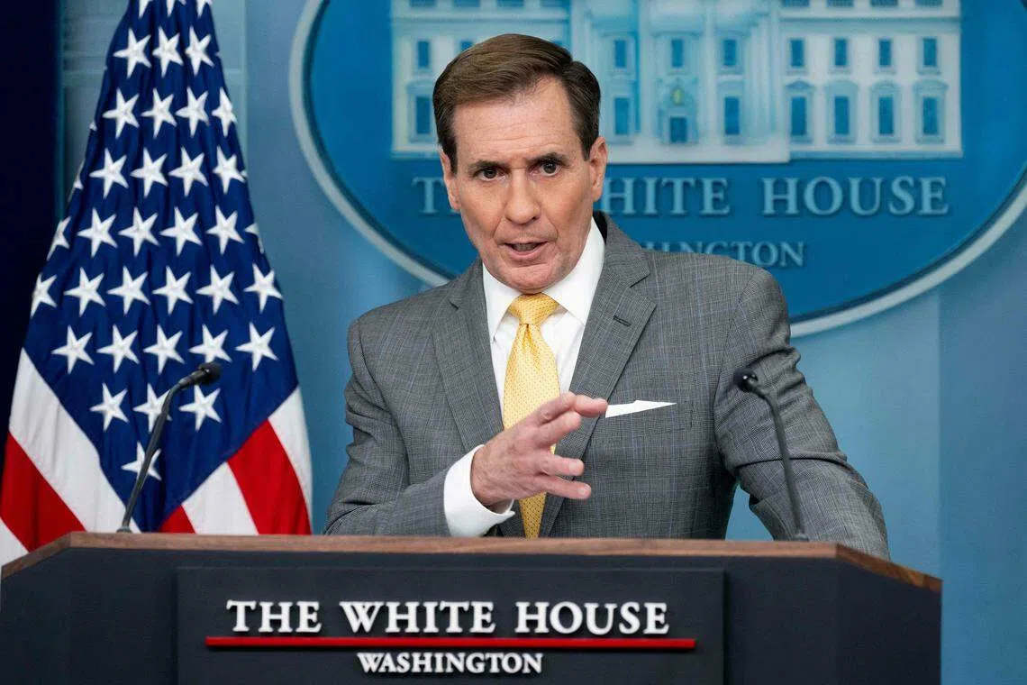 白宫发言人柯比9日说：“在今天早上之前，白宫里没有任何人知道国防部长患前列腺癌，得知消息后我们就立即向总统报告。”（法新社）