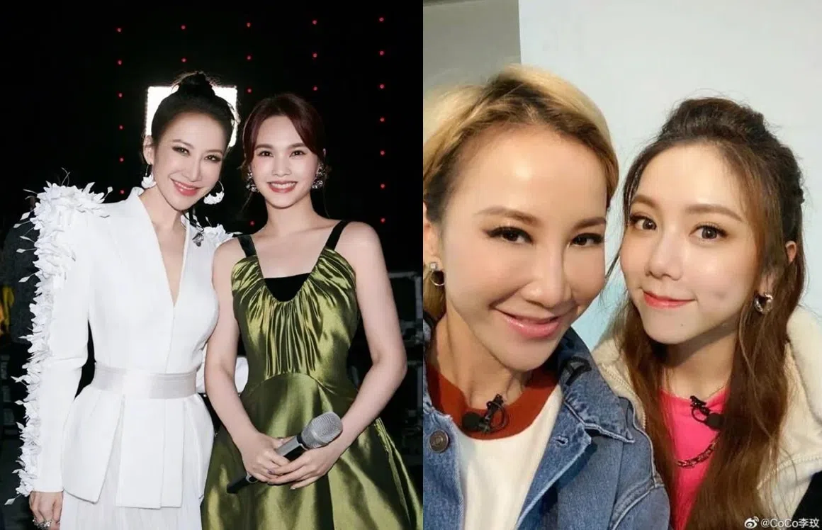 李玟与杨丞琳（左）及邓紫棋。（互联网）