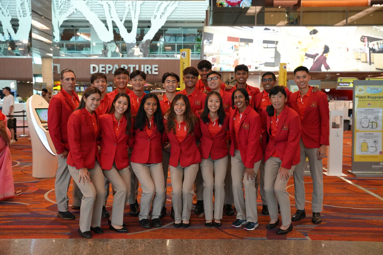 新加坡田径队这次派20人的历届亚运会最大代表团来杭州参赛。（新加坡田径总会提供）