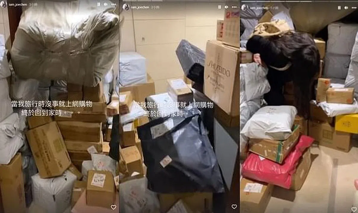 要顺利回家，还必须要先穿越“包裹山”。（图/互联网）