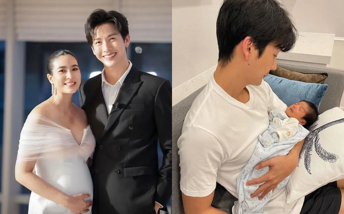 Push今年6月宣布老婆怀孕，11月生下儿子。（Push IG）