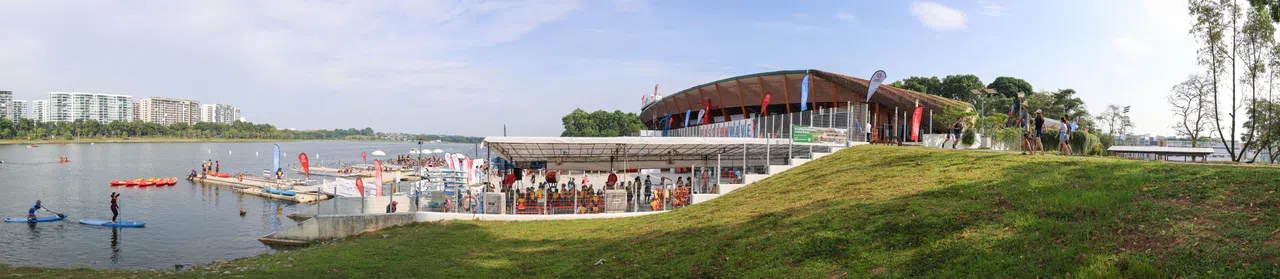 坐落在勿洛蓄水池的百盛亲水天地于2019年8月开始重建，并在去年6月重新对外开放。（特约沈康雄摄）