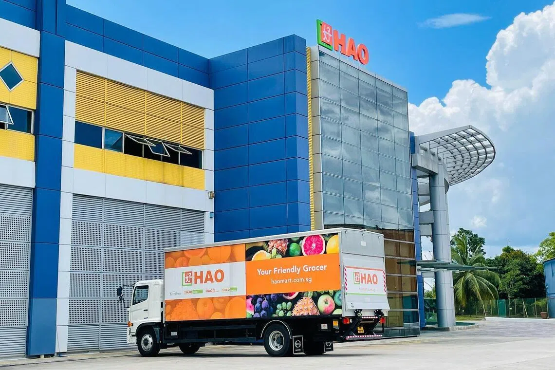 图为樟宜南1街25号的好超市总部。（好超市提供）