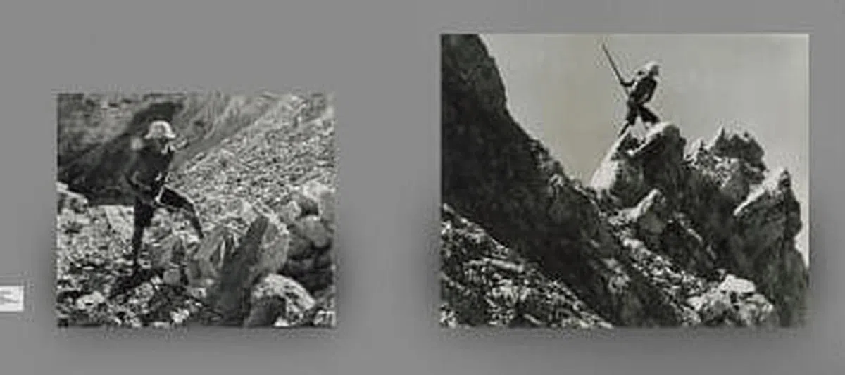 “光影记”线上摄影展上最大件作品是李少林的《移山》（1970，新加坡国家博物馆馆藏）。（主办方提供）