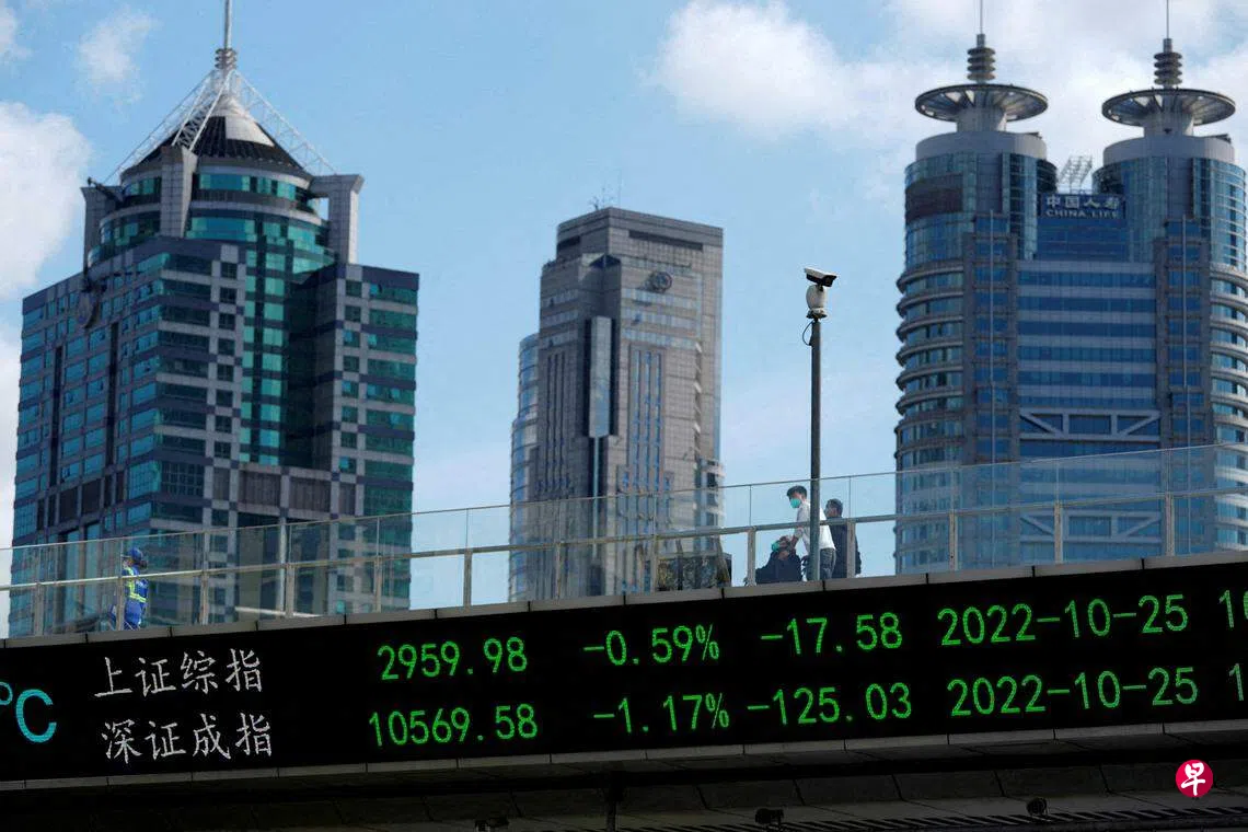 中国股市跌势未止科创板和沪深300指数达三年新低| 联合早报