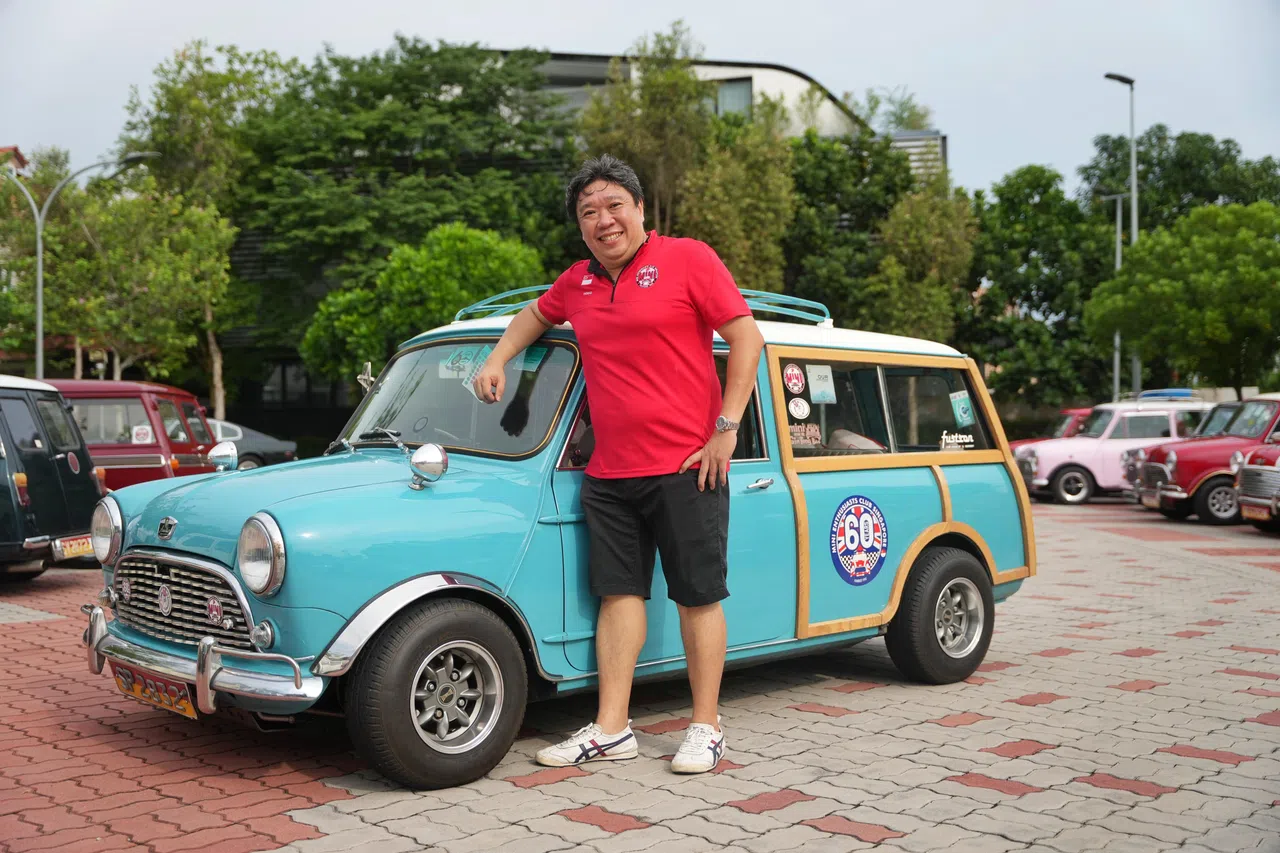 林进光在1997年与太太联手买下了这辆Mini Countryman。（谢智扬摄）