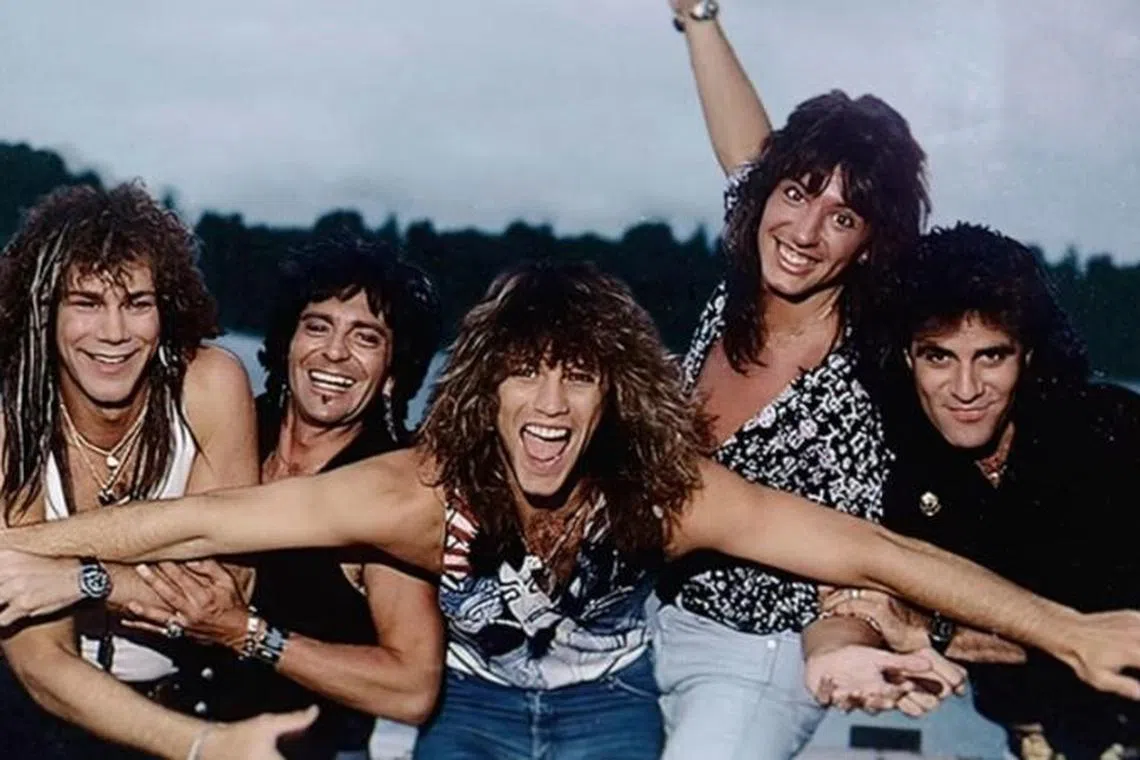 美国摇滚乐团邦乔飞迎来成军40周年，首度制作纪录片。（Disney+图）