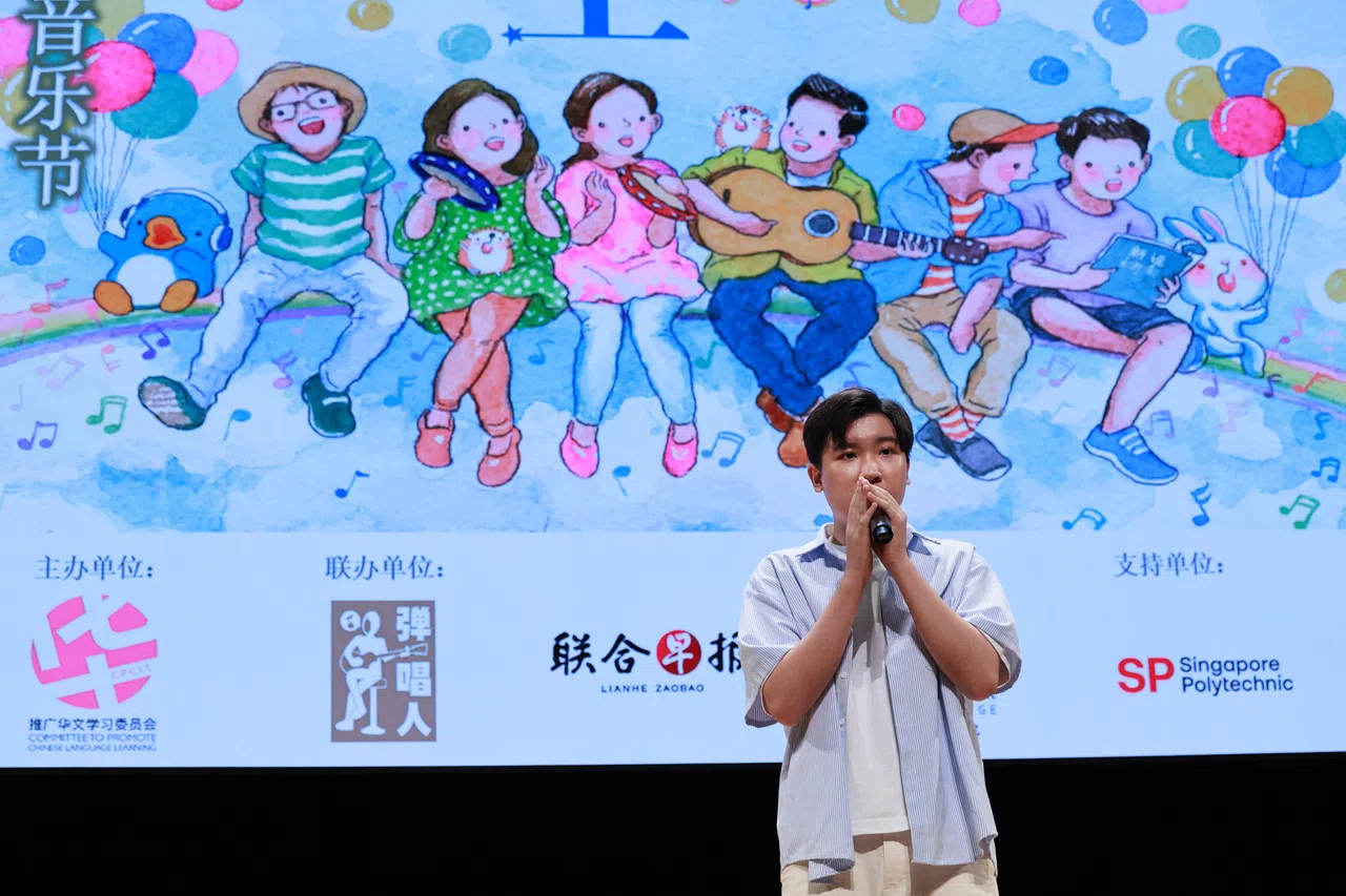 黄盅艺从小热爱音乐，希望未来可以在音乐领域有所发展。（龙国雄摄）