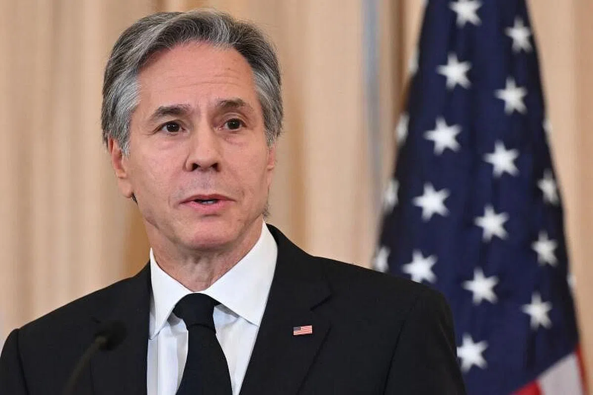 气球事件发生后，美国国务卿布林肯取宣布推迟原本定于星期天（2月5日）开始的访华计划。（法新社）