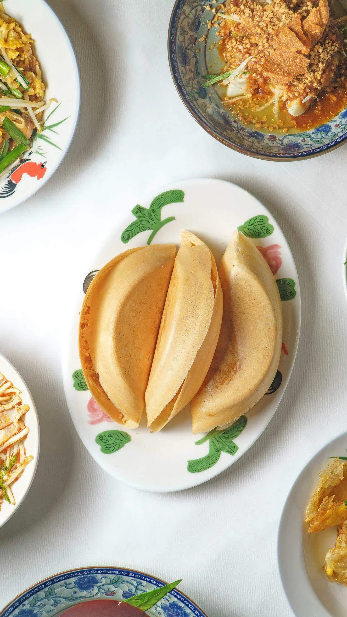 花生面煎糕薄脆可口。（餐馆提供）