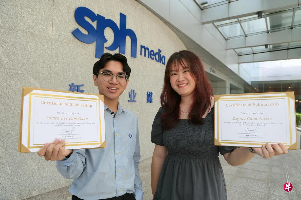 期盼成为驻外记者南大生通晓四种语言获奖学金立志读翻译| 联合早报