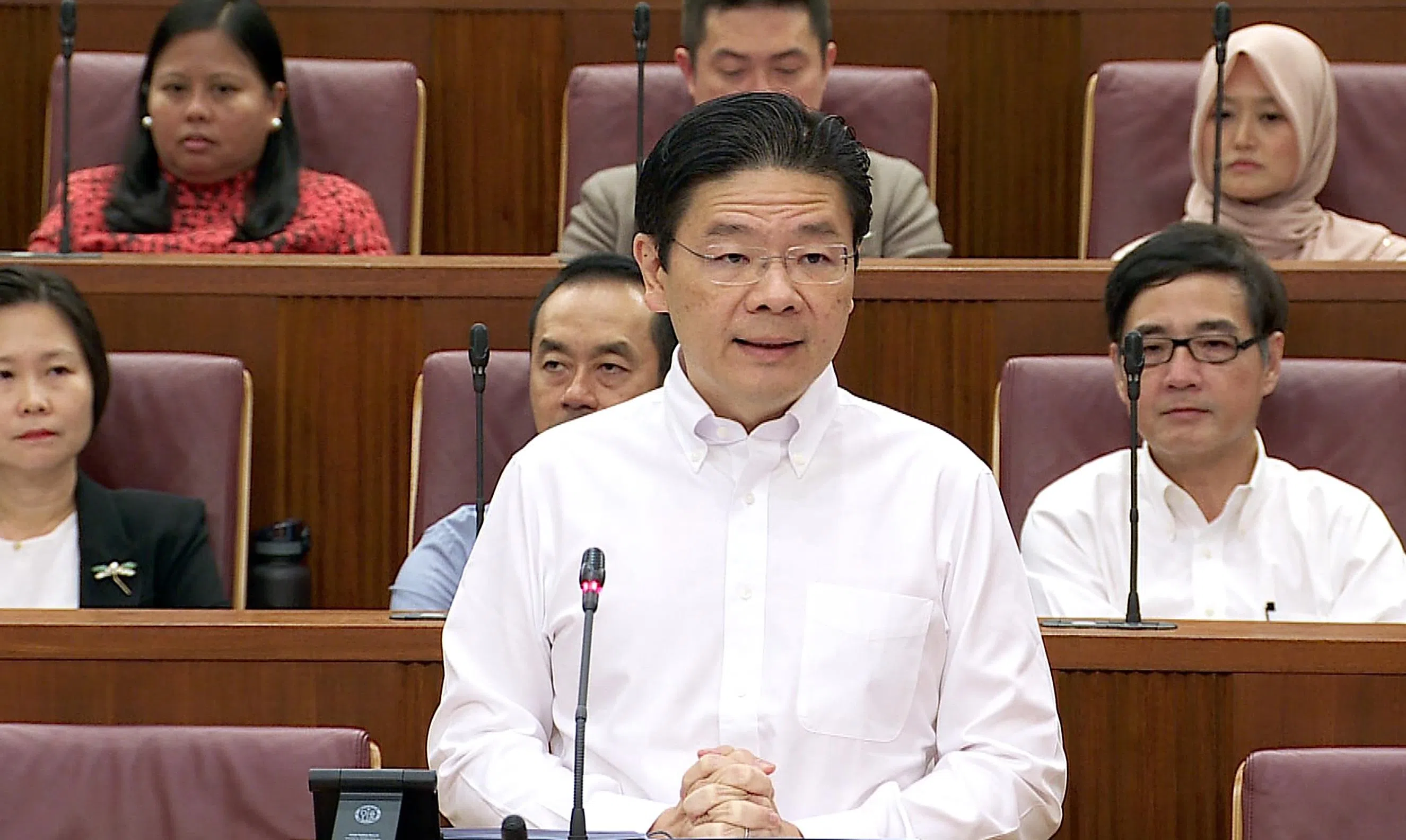 黄循财说，在基础设施方面，政府将拨出更多资源以催化投资来提升全国宽带网络，以让大众在2026年至2030年便可用上快至10 Gbps的宽带速度，这比目前大部分家庭的宽带速度快10倍。（通讯及新闻部提供）