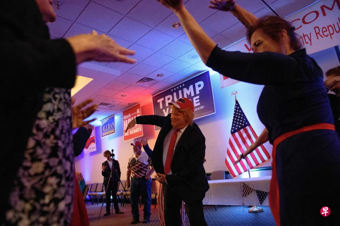 美国选举】特朗普拿下摇摆州北卡罗来纳州| 联合早报